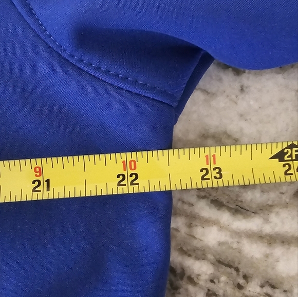 Women's Blue and Pink Jacket Mid Weight Jacket.  Carribean Fashion Size 2XL - Picture 11 of 12